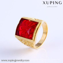 11760 Xuping joyería 24k oro color oro moda colorido anillos de cristal encanto diseño regalo fiesta de la joyería para la muchacha mujer